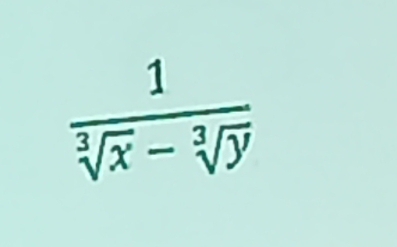  1/sqrt[3](x)-sqrt[3](y) 