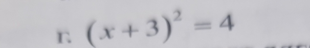 (x+3)^2=4