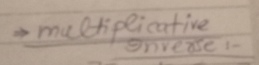 mu CP= frac plicative overline snverse1