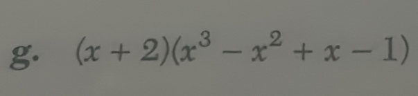 (x+2)(x^3-x^2+x-1)