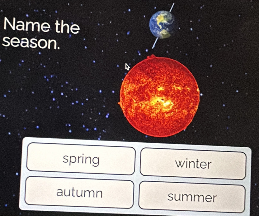 Name the
season.
a
spring winter
autumn summer