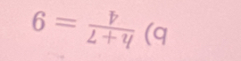 6= v/L+q+  l^