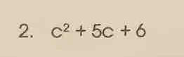 c^2+5c+6