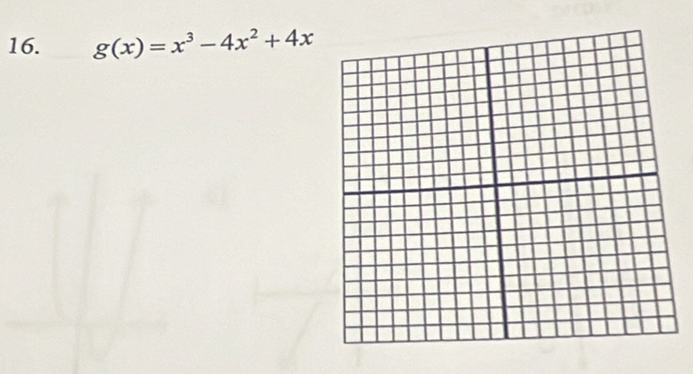 g(x)=x^3-4x^2+4x