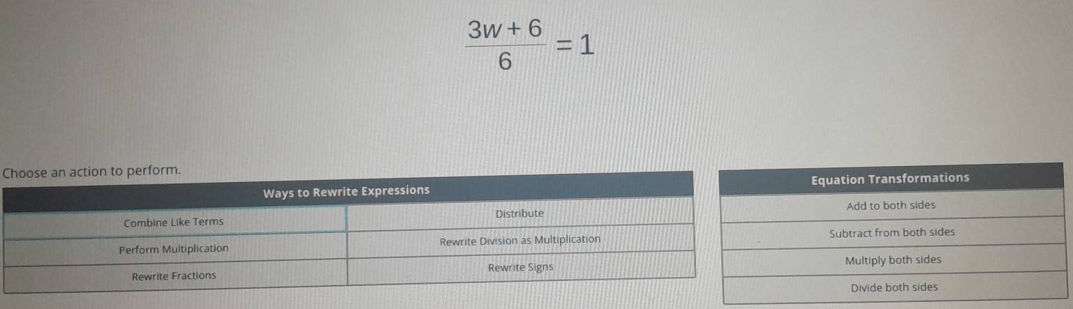  (3w+6)/6 =1
C