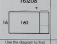 16)208 
Use the diagram to find