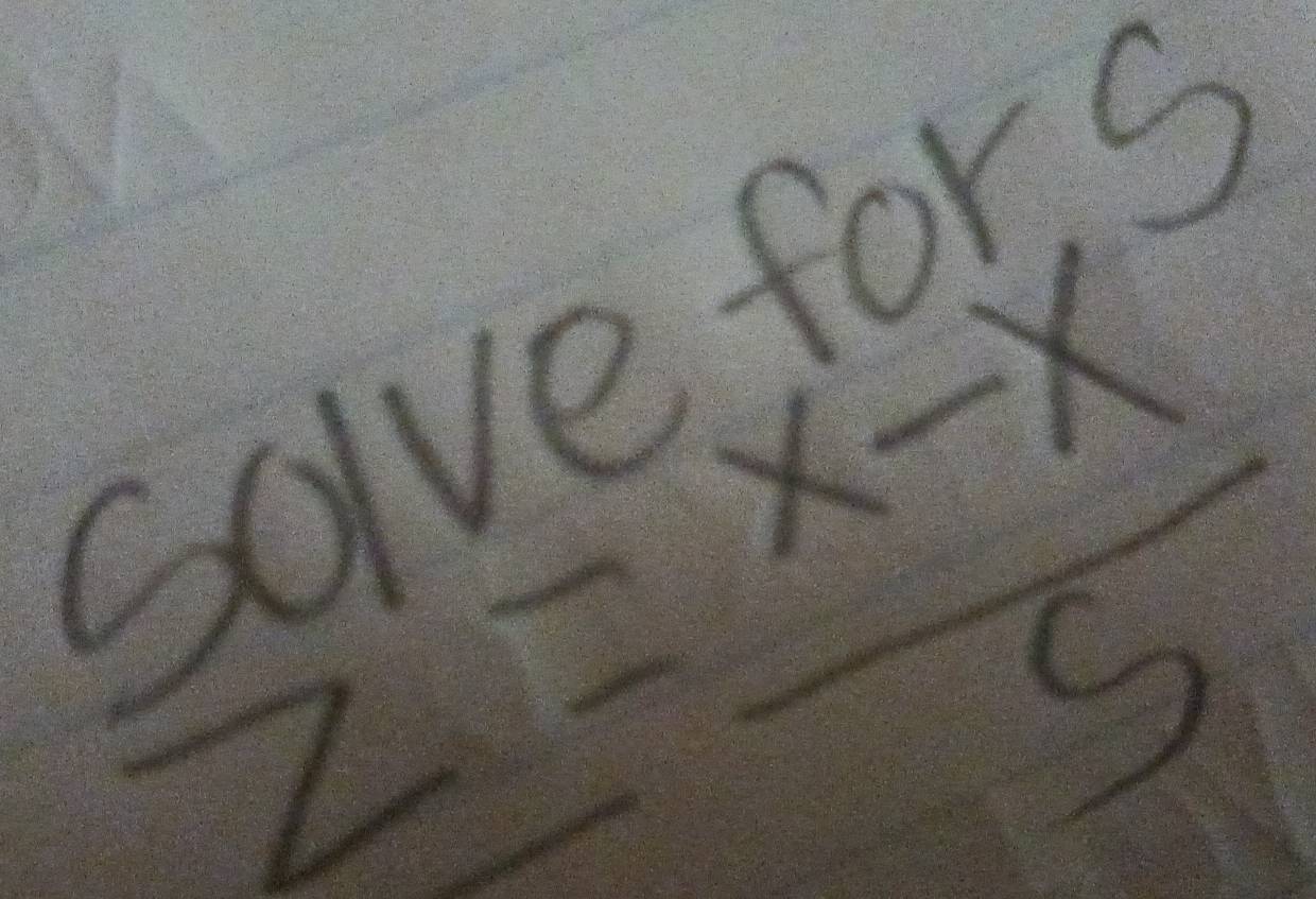 Solve forQ
z= (x-x)/5 