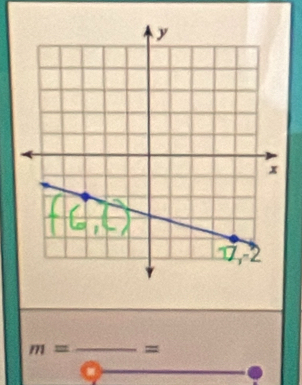 m=frac 9= _ 
_