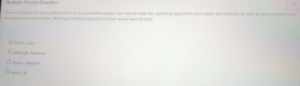 Solved: Question You are frakzing the these elatement for an ...