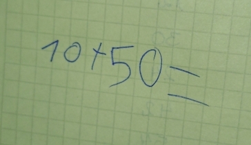 10+50=