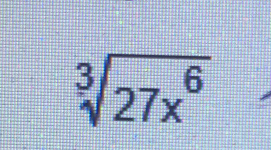 sqrt[3](27x^6)