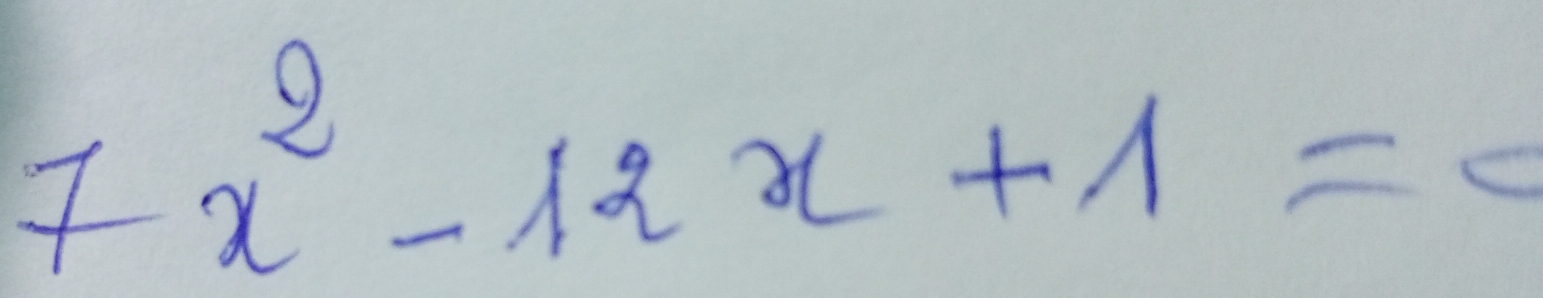 7x^2-12x+1=0