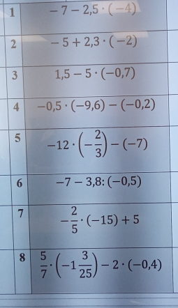 1 -7-2,5· (-4)
2
3