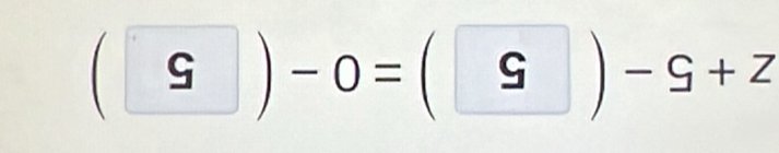 z+5-(5)=0-(5)