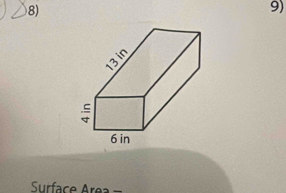 Surface Area -