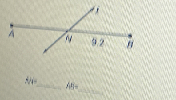 AN= _ AB=