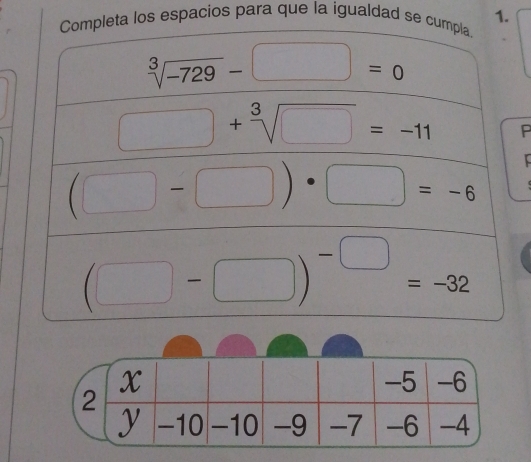 os espacios para que la igualdad s1.
P