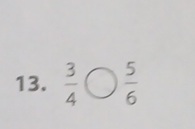  3/4 bigcirc  5/6 