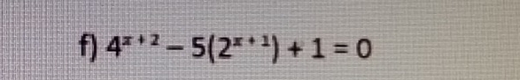 4^(x+2)-5(2^(x+1))+1=0