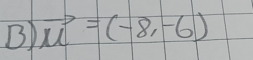 vector mu =(-8,-6)