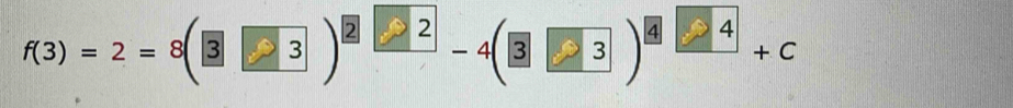 f(3)=2=8(3 3)^2-4(3