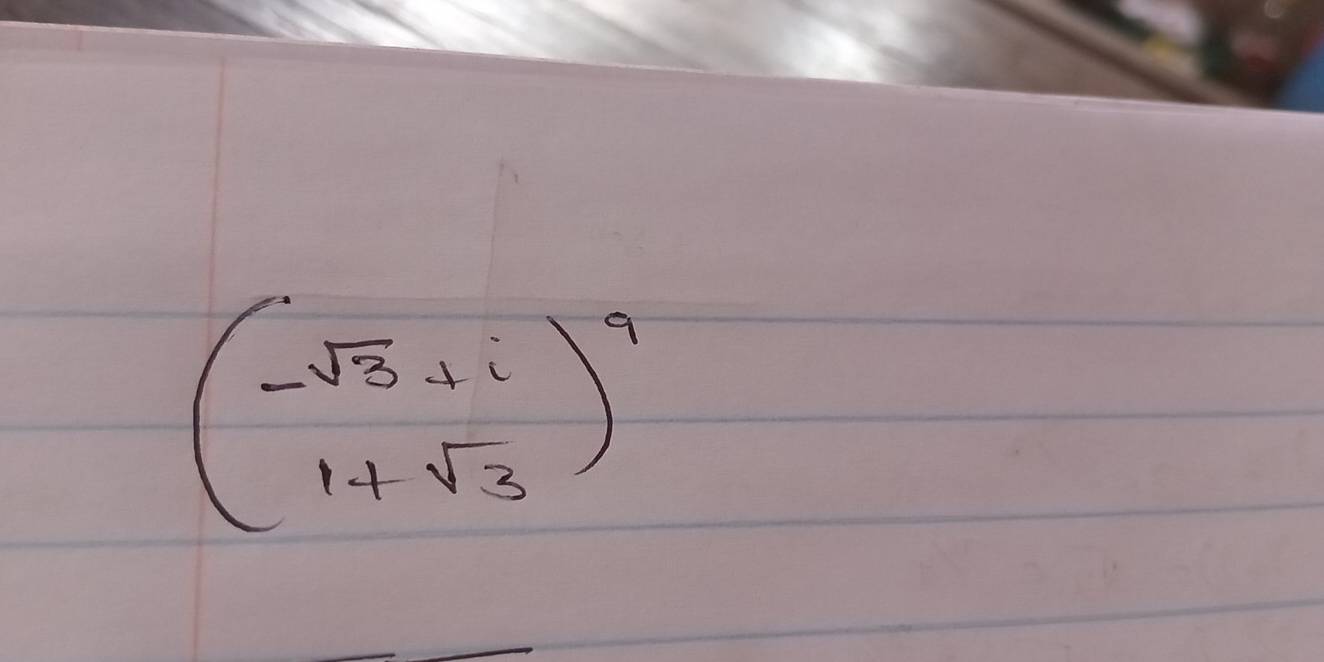 (-sqrt(3)+i)^7