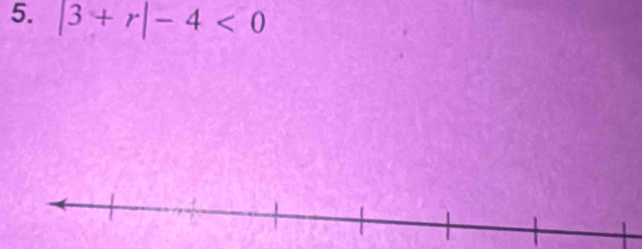 |3+r|-4<0</tex>