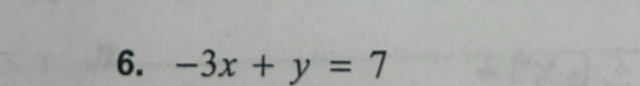 -3x+y=7