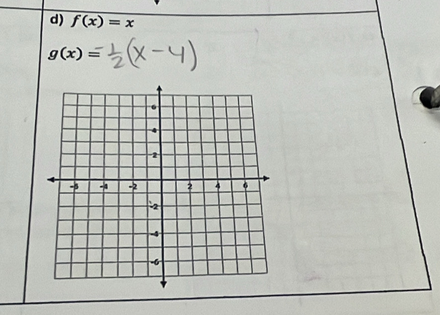 f(x)=x
g(x)=