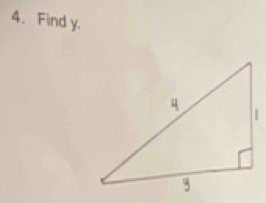 Find y.