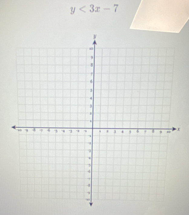 y<3x-7</tex>