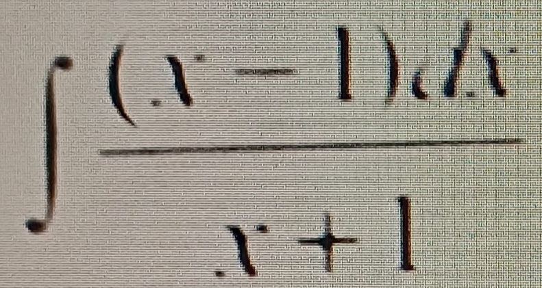 ∈t frac (x-1)_cdxx+1