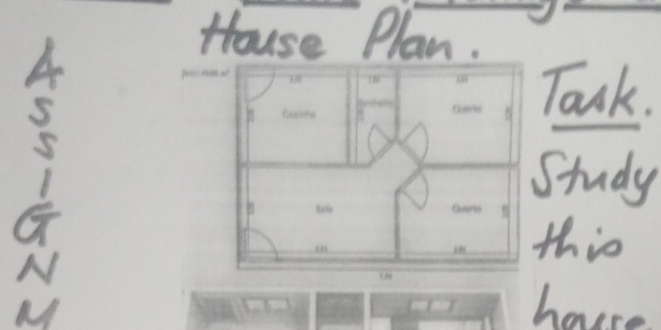 House Plan. 
Tank. 
tudy 
his 
hause