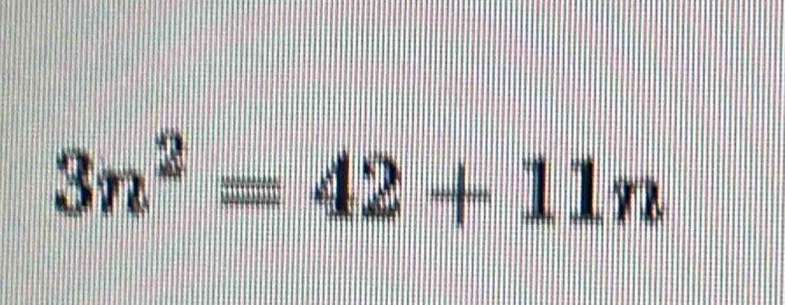 3n^2=42+11n