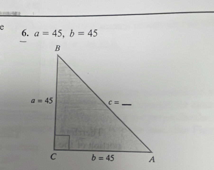 a=45,b=45