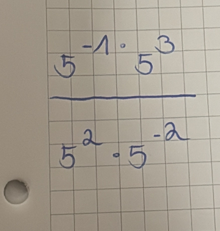  (5^(-1·)5^2)/5^2· 5^(-2) 