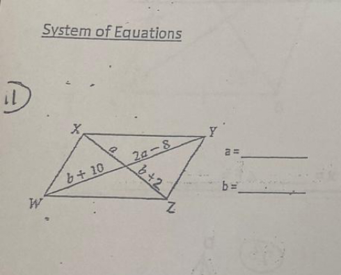 System of Equations
_ a=
_