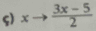 ς) xto  (3x-5)/2 