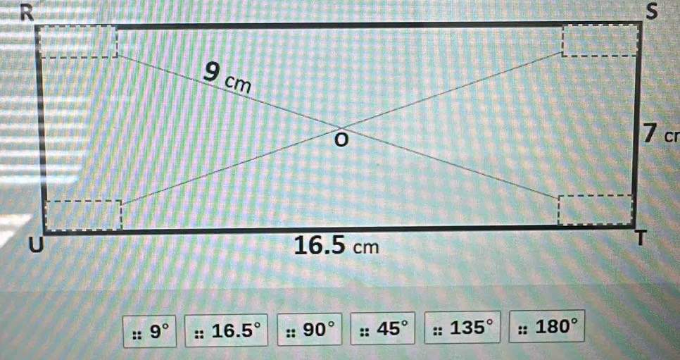 9° 16.5° :: 90° :: 45° :: 135° 180°