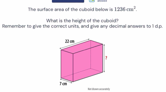 1236cm^2.