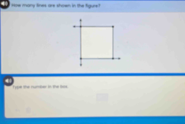 Solved: How many lines are shown in the figure? Type the number in the ...