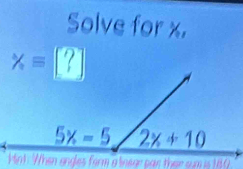 Solve for x.
xequiv ?]