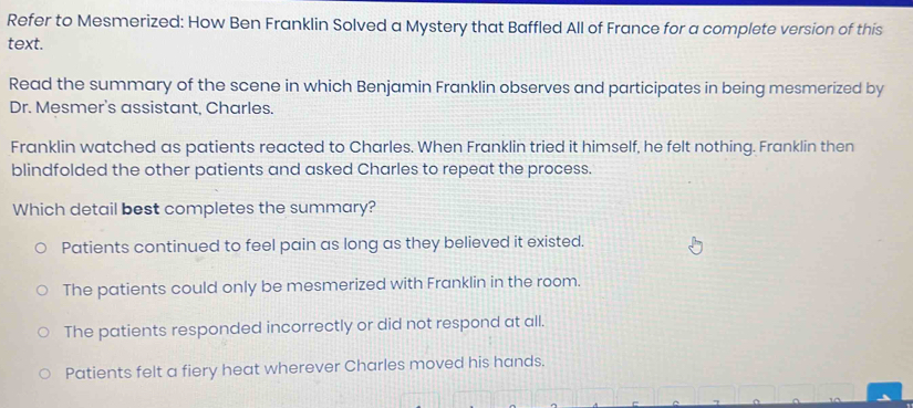 Refer to Mesmerized: How Ben Franklin Solved a Mystery that Baffled All ...