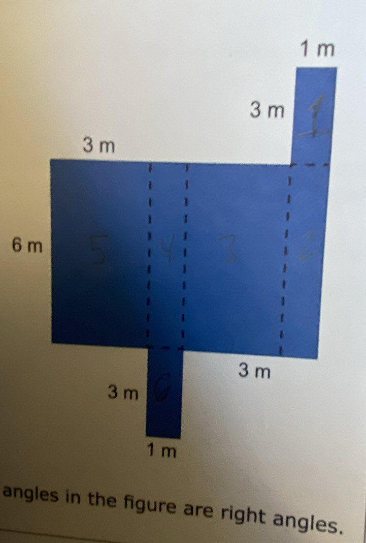 angles in the figure are right angles.