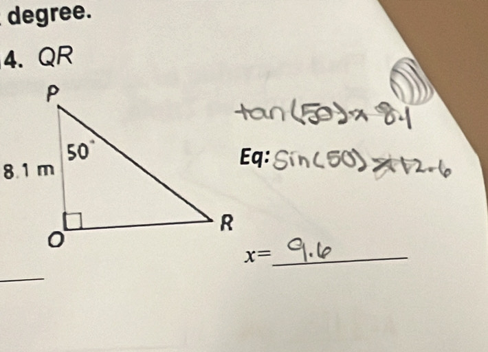 degree.
4. QR
_ x=
_