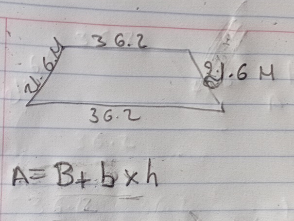 A=B+b* h