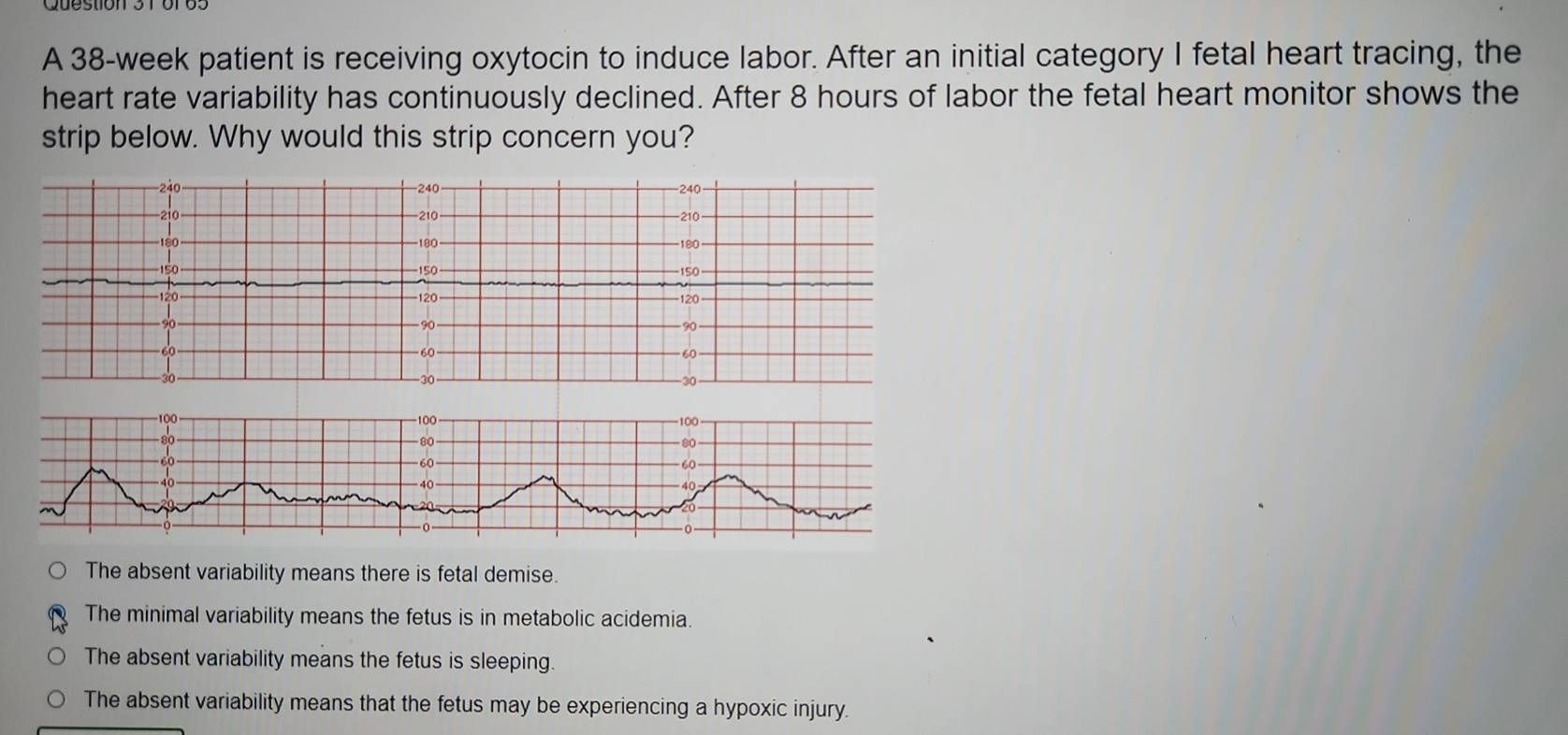 Solved: A 38-week patient is receiving oxytocin to induce labor. After ...