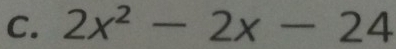 2x^2-2x-24