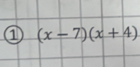 a (x-7)(x+4)