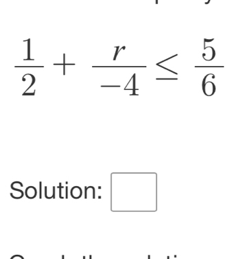 Solution: □